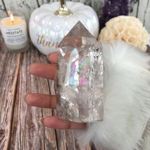 Sold on Etsy 🕉Slightly Smokey Tower With Rainbows